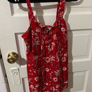 Red romper from forever 21, size small